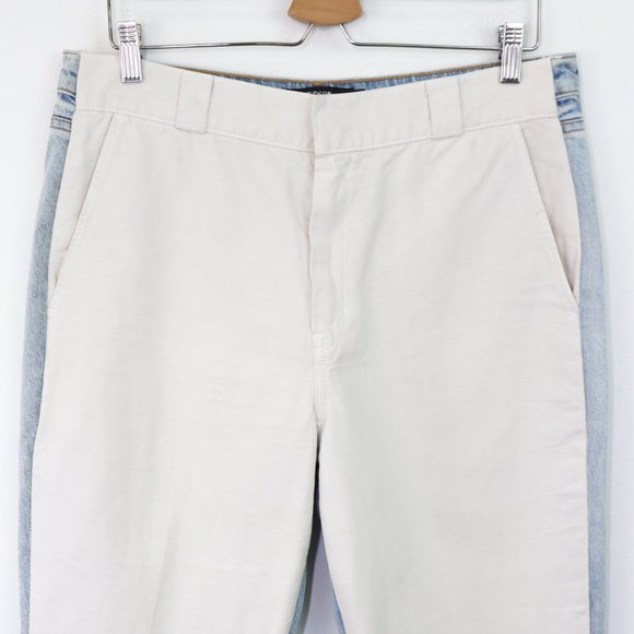 Hudson NWT Hybrid Trouser Jean Size 31 Straight Leg Canvas Rigid Denim Surf City - Picture 5 of 10